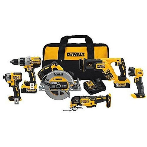 Kit Combinado Sin Escobillas Dewalt 20v Max Xr, 6 Herramient