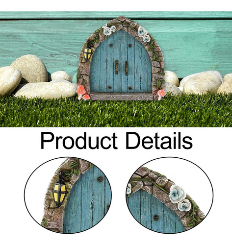 Puerta De Hadas En Miniatura Adorno De Patio En Miniatura 2d