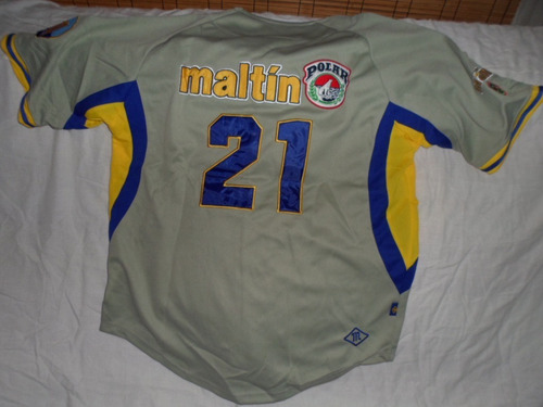 Imagen 3 de 6 de Camisa Deportiva Navegantes Del Magallanes Gris. Original.