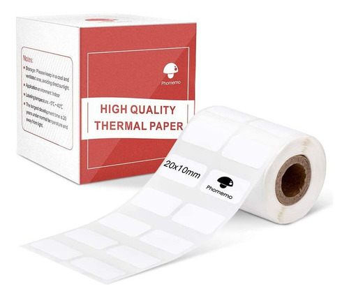 Papel De Impresión Térmica De Etiquetas Phomemo 2 Packs