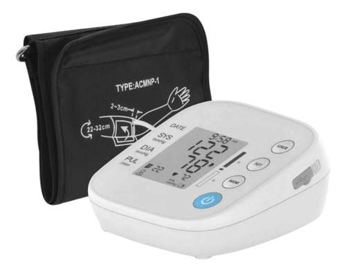 Tensiometro Digital Pulsovital Aparato Para Medir Presion Blanco