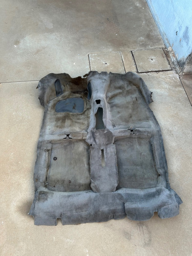 Carpete Original Vw Gol Gti Bola G2 95/99 Felpudo Cinza (Usado)