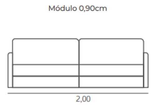 Sofa Cama Retrátil E Reclinável 2 Mts Duplo Molejo Bege Liso/linho