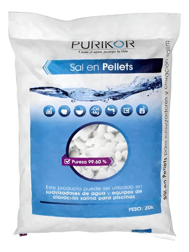 Purikor Bulto De Sal En Pellet 20 Kg