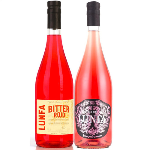 Aperitivo Bitter Rojo Lunfa Verbena+ Vermut Rosado750ml