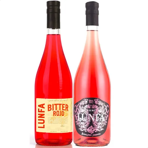 Aperitivo Bitter Rojo Lunfa Verbena+ Vermut Rosado750ml