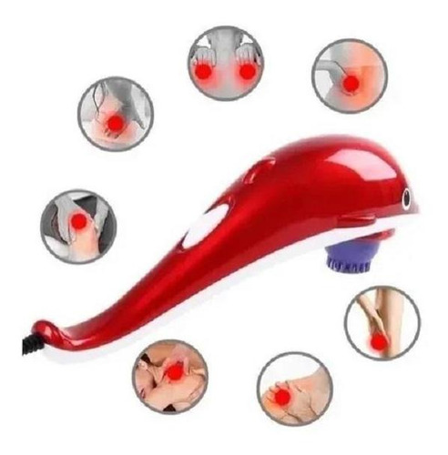 Massageador Profissional Corporal 110v Vermelho