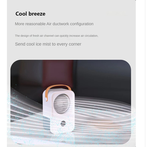 Ventilador Enfriador De Aire Portátil, Humidificador De Aire