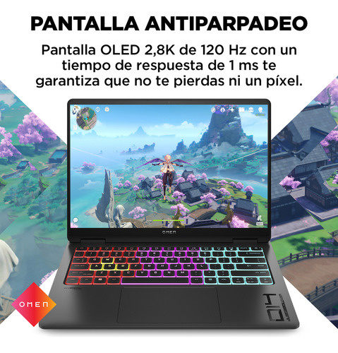 Omen Transcend Laptop 14-fb0004la Intel Core Ultra 9 32GB RAM 2TB SSD Geforce RTX 4070 14" 2,8K 120Hz