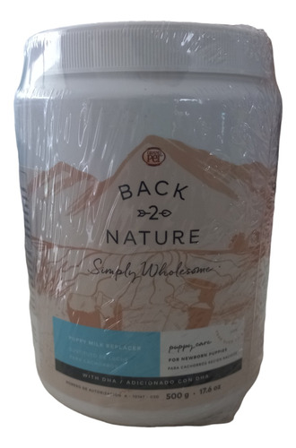 Back 2 Nature  Sustituto De Leche Para Cachorros 500g