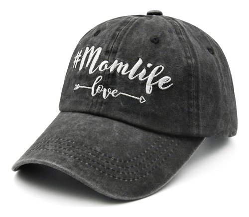 Waldeal Bordado Mom Life Love Vintage Ajustable Gorra De ALG