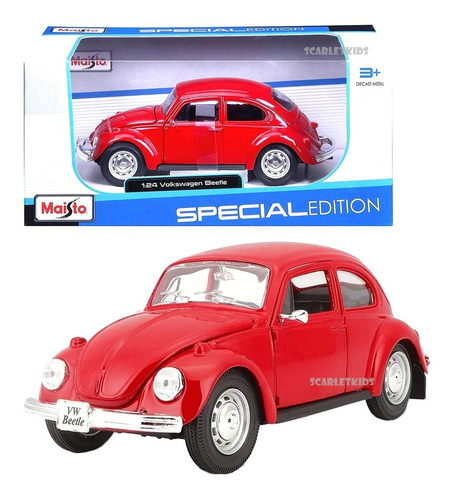 Volkswagen Beetle Vw Escarabajo 1:24 Special Edition Maisto