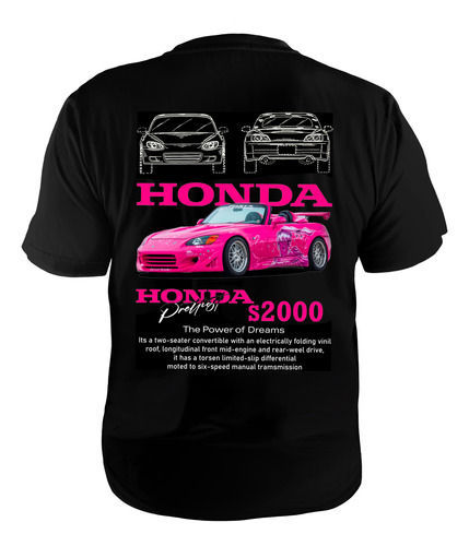 Playera Honda S2000 100% Algodón Premium