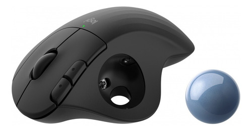 Mouse Trackball Inalámbrico Logitech Ergo M575 Negro Negro