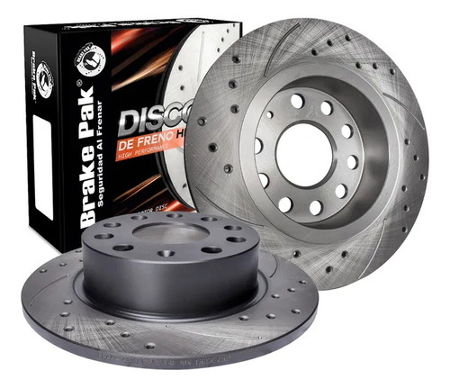 Discos De Freno Trasero Brake Pak Para Volkswagen Seat Altea