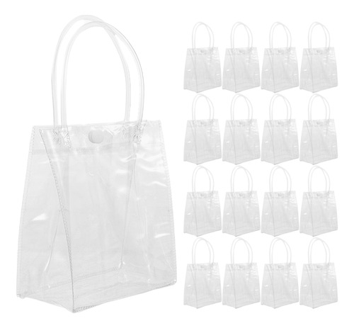 Bolsa De Compras Transparente Party Favor Bags, 24 Unidades