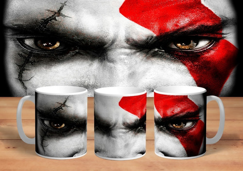 Taza God Of War De Plastico Irrompible.