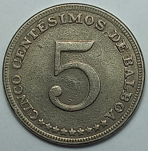 Panama - 5 Centesimos De Balboa 1982 - Km 23 (ref C1)