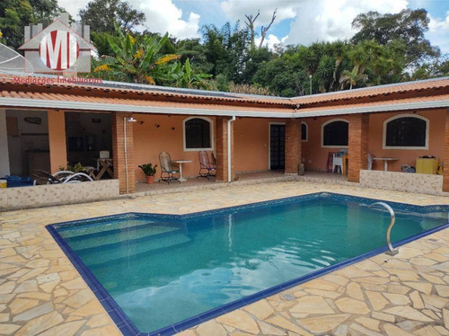 Chácara Maravilhosa Com 03 Dormitórios, Piscina, Espaço Gourmet, Pomar, Lago, À Venda, 4500 M² Por R$ 530.000 - Zona Rural - Pinhalzinho/sp - Ch0919