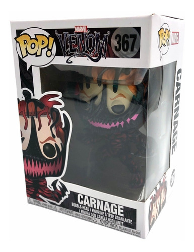 Funko Pop Disney Marvel Venom Carnage 367 Ruedestoy