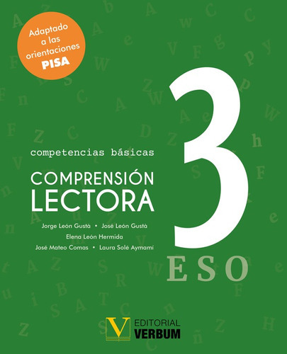 Competencias básicas: Comprensión lectora, de Laura Solé Aymamí y otros. Editorial Verbum, tapa blanda en español, 2020