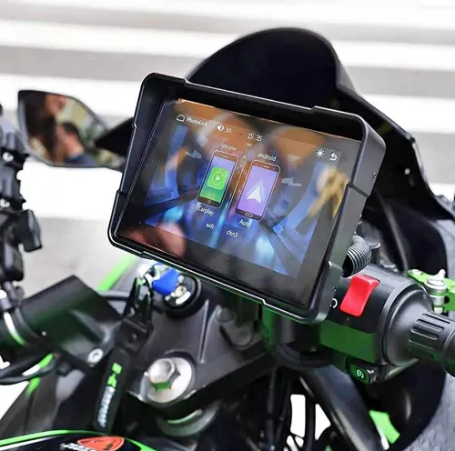 Carplay De Moto 5 Doble Cámara