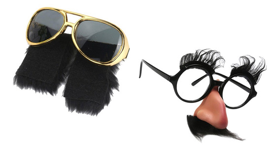 3x Gafas De Sol Barba Mostachos 70s Presley Disfraz Fiestas 3x Gafas De Sol Barba Mostachos 70s Presley Disfraz Fiestas
