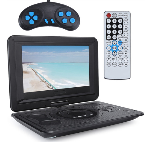 Reproductor Portátil De 13,9 Pulgadas Con Pantalla Lcd, Dvd,