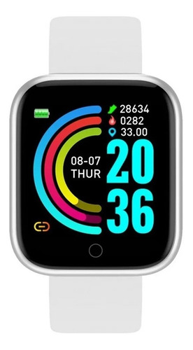 Relogio Inteligente Smartwatch D20 Bluetooth Preto C/nfe