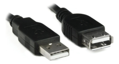 Cabo Extensor Usb 3 Metros Macho X Fêmea Plus Cable Cor Preto