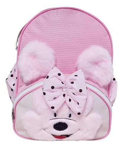 Mochila Infatil Modelos - Escolar - Bebê - G - Animais Zoo Cor Minie Rosa