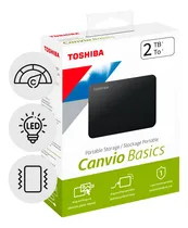 Comprar Disco Duro Externo 2tb Toshiba Canvio Basics Usb 3.0 Negro