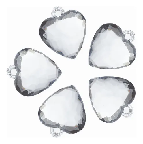 comprar Cairel Acrílico Corazón 25mm Bolsón X 120 Unidades 