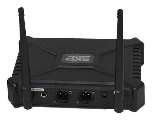 Imagen 4 de 7 de Micrófonos SKP Pro Audio UHF-300D dinámico, de mano cardiode negros