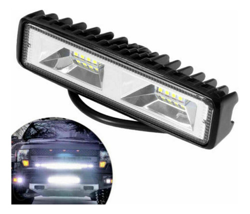 Neblinero Barra Led Espejo  Blanco+ Estrobo 30w Auto/moto