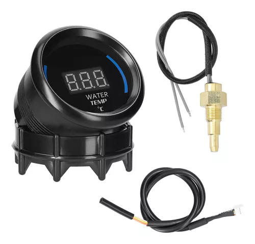 Medidor Temperatura Agua Coche 52mm Led 20-120 Sensor Alarm