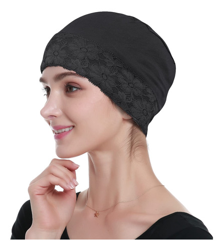 Gorro De Bambu Para Dormir Para La Cabeza De Las Mujeres Par