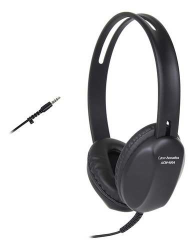 Cyber ??acoustics Auriculares Livianos 3,5 Mm: Ideales Usar