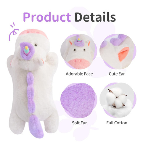 Hallo Deer Unicornio De Unicornio, 22 Juguetes Suaves De Fel