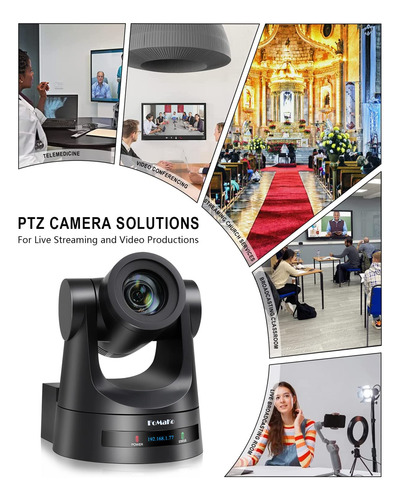 Câmera Ptz Fomako 30x Com Zoom Óptico Com Rastreamento Autom