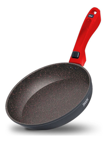 Panela Saute Grand 24cm Ichef Polishop C/ Cabo Removível Cor Vermelha