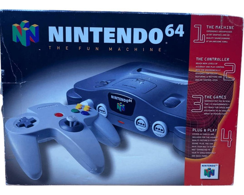 Nintendo 64 Completo Con Caja Original Y Manuales Coleccion