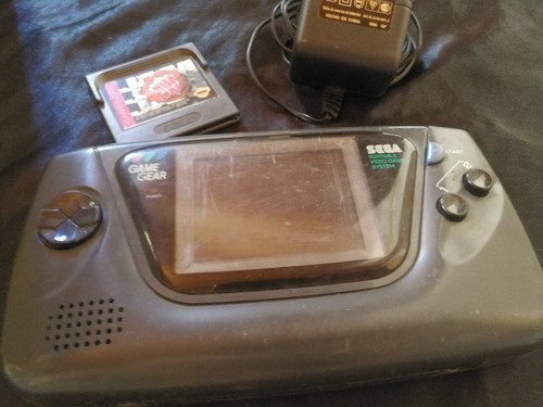Cónsola Sega Game Gear + Juego Y Tranfo (cónsola A Revisar)
