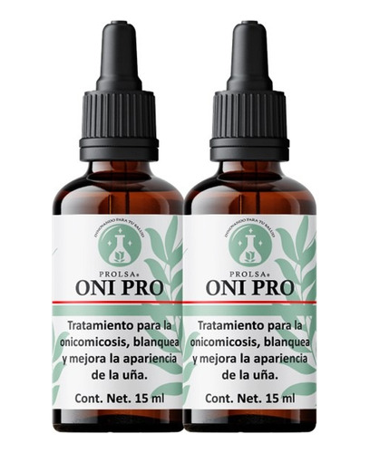 2 Oni Pro (15 Ml) Tratamiento Para Onicomicosis 
