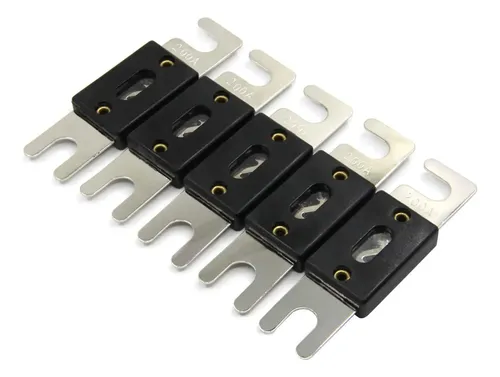 Lot De 5 Fusibles ANL 60 Amp - Or Et Noir Pour Système Audio Voiture