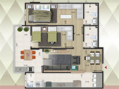 Imagem 4 de 11 de Venda Apartamento Praia Grande Sp - Bdexp138