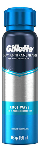 Antitranspirante Gillette Invisible Spray Cool Wave 93 g