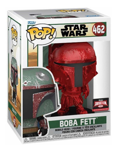 Funko Pop! Star Wars The Book Of Boba Fett Chrome Red