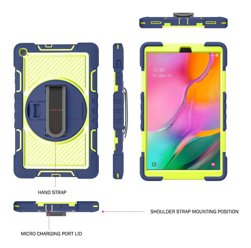 Imagen 3 de 9 de Funda Tablet Para Samsung Tab A 10.1 (2019) Sm-t510 Sm-t515