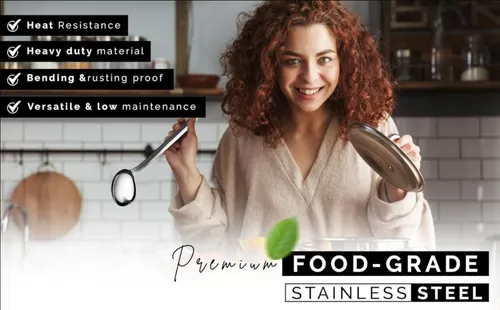 Juego De 9 Utensilios De Cocina De Acero Inoxidable De Alta